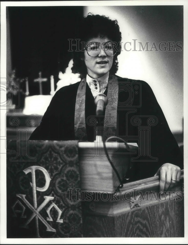 1981 Media Photo Rev. Sallie Dyck, Faith Methodist Church - Historic Images