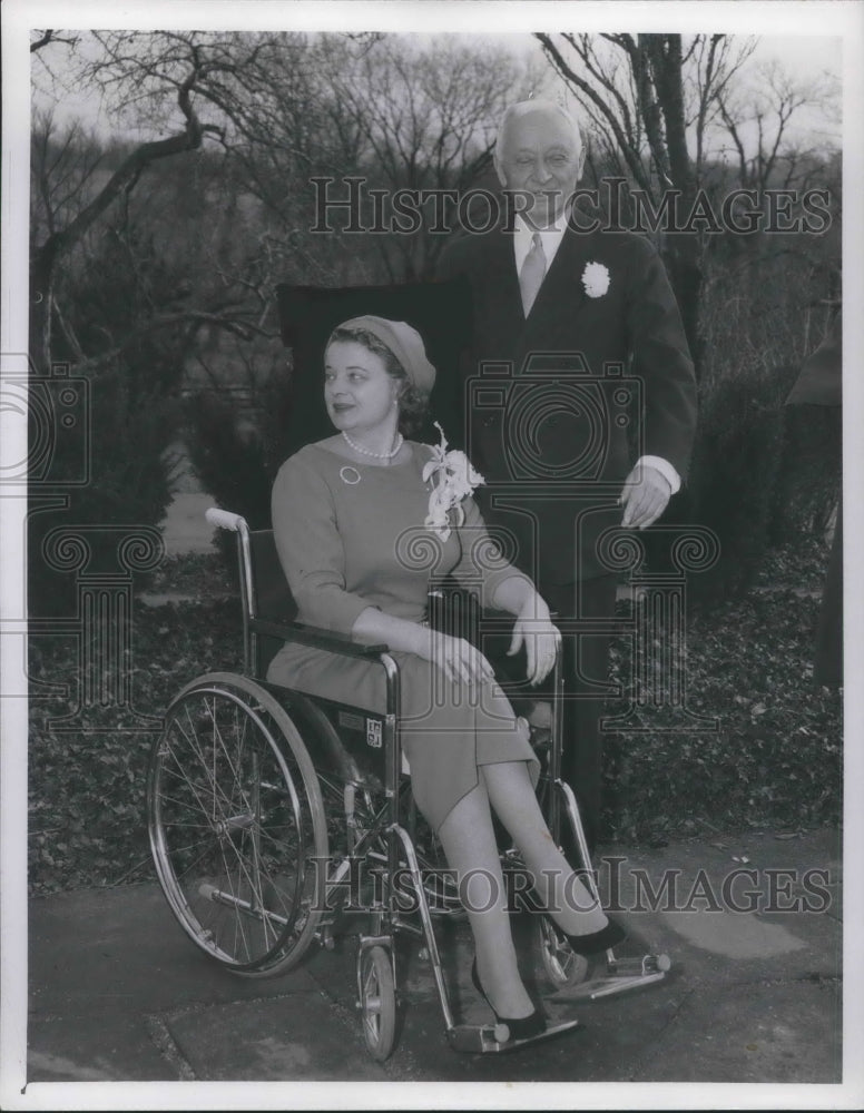 1968 Media Photo Mr. &amp; Mrs. Cyrus Eaton Wedding - Historic Images