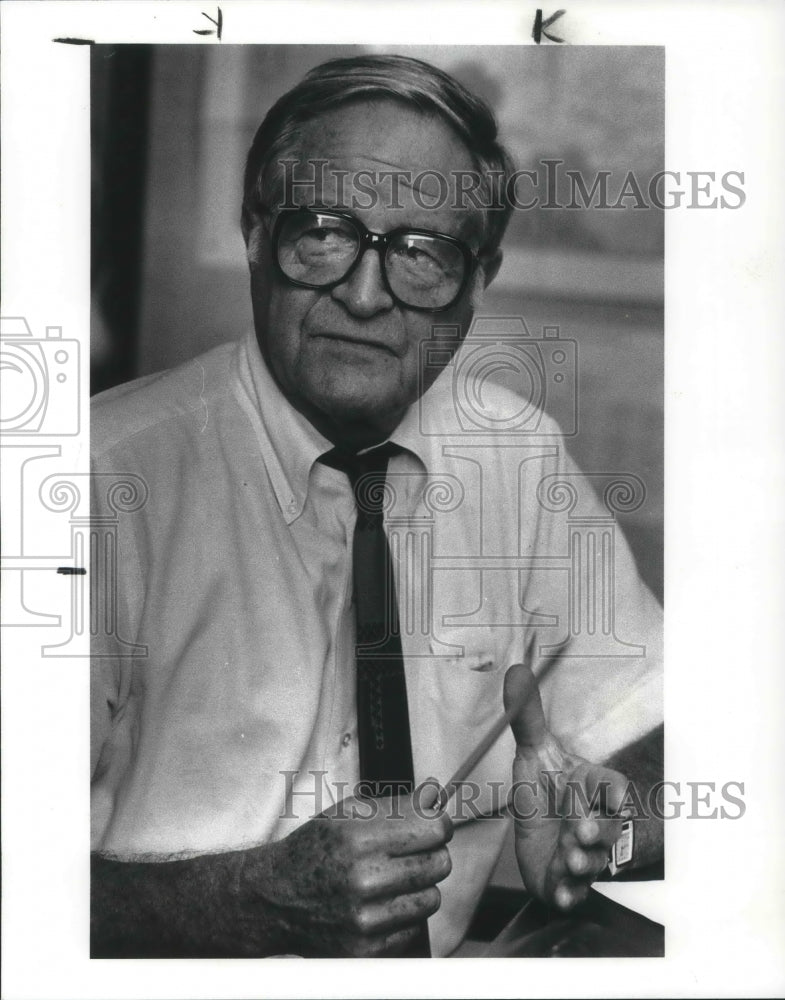 1985 Press Photo Cyrus Eaton Jr. - Historic Images