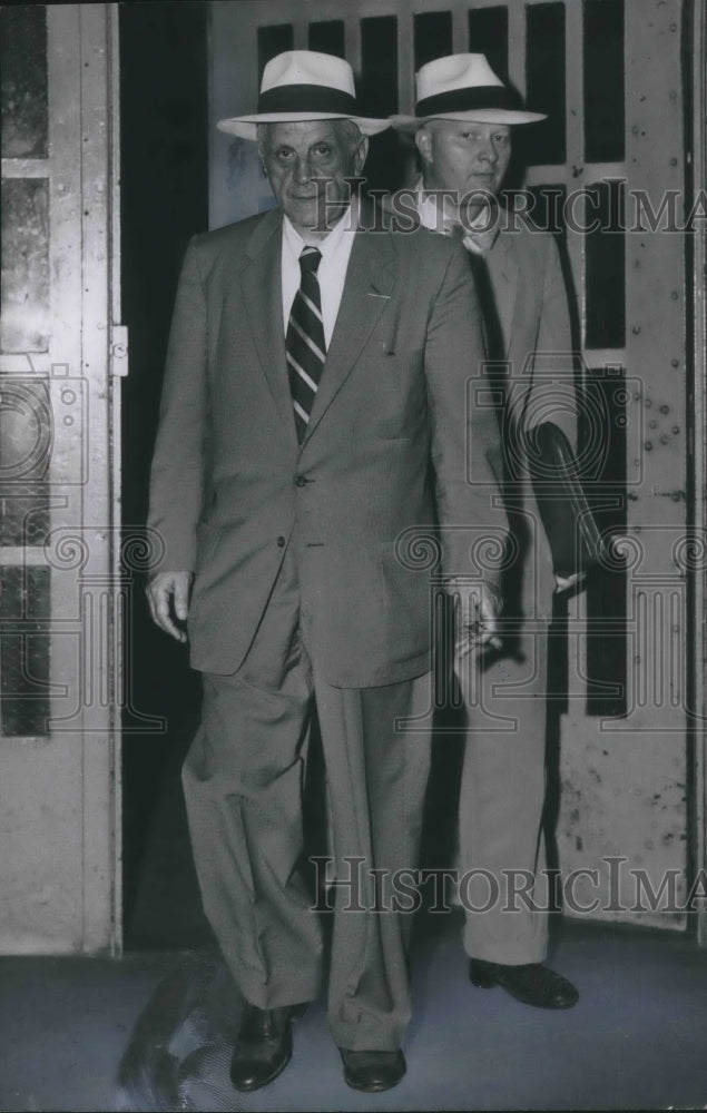 1954, Attorney William Corrigan and Arthur Petersilge - cva10015 - Historic Images