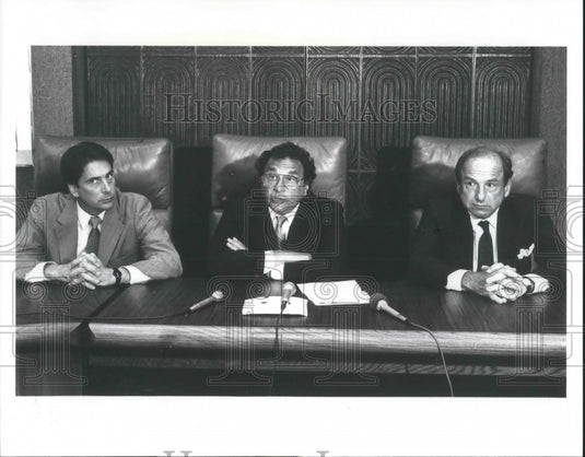 1987, Brian K. Garson, Robert Duvin & S. Lee Korman of Fisher county - Historic Images