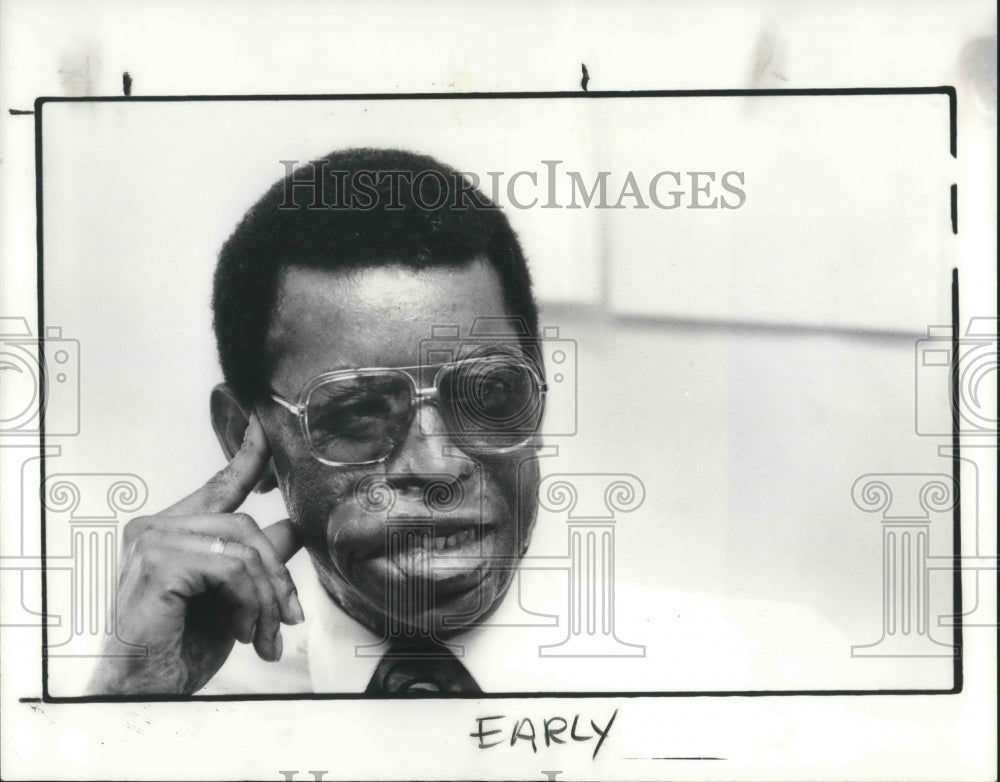 1985 Press Photo Nicholas Early Vietnam Veteran - Historic Images