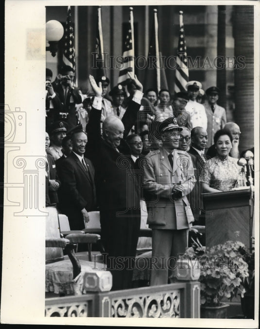 1960 Press Photo President Eisenhower during his Far East Tour - cva10601 - Historic Images