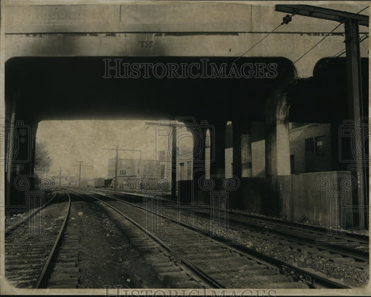 1954, Bridge at W 53rd & Train Ave where Kenny Broyles body was found - Historic Images