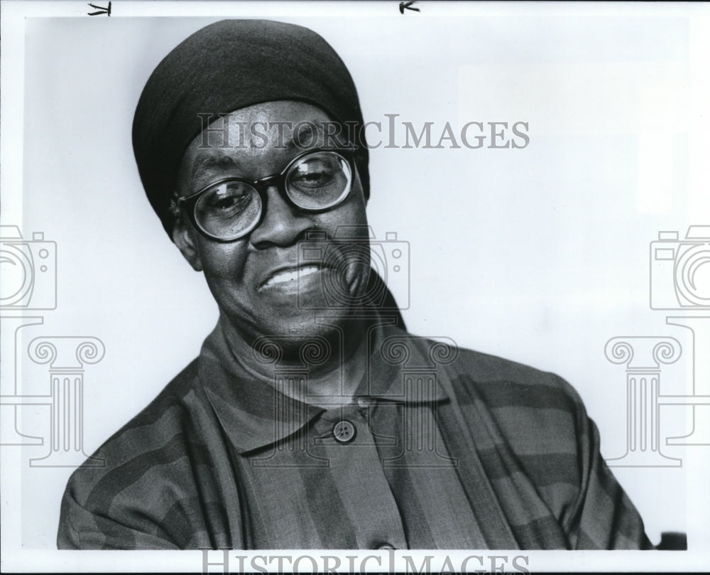 1986 Press Photo Gwendolyn Brooks American-African Poet. - Historic Images