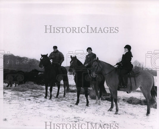 1970 Press Photo Cyrus Eaton's 86th Birthday Arcadia Farm - cva10837 - Historic Images