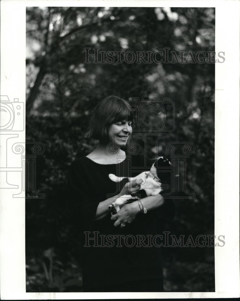 1985 Press Photo Margaret Drabble is an English novelist, biographer and critic - Historic Images