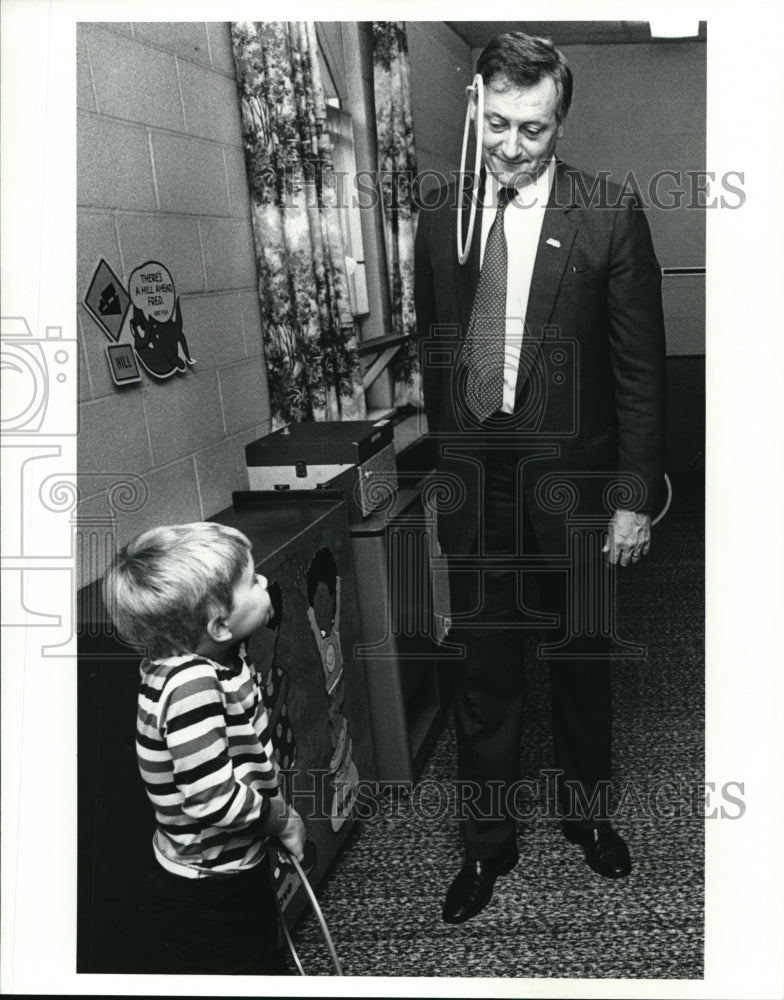 1986 Press Photo Richard Celeste - Historic Images