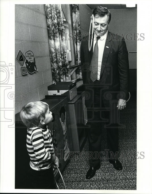 1986 Press Photo Richard Celeste - Historic Images