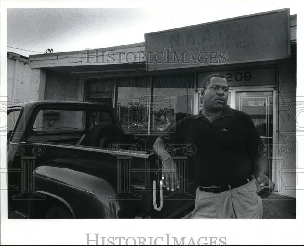 Press Photo James Crump president of Wichita N.A.A.C.P - Historic Images