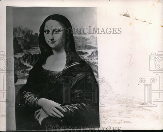 1967 Press Photo Mona Lisa by Leonardo da Vinci - Historic Images