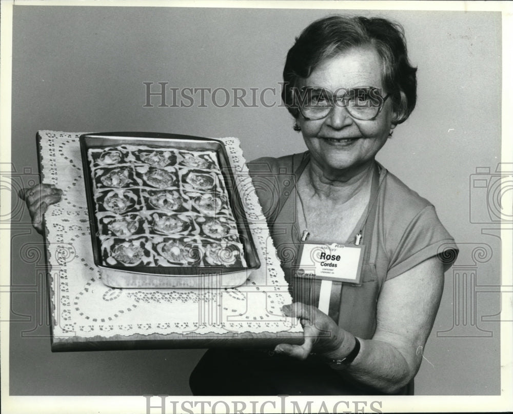 1988 Press Photo Rose Cordas, Lynd hurst $2000 winner, 1988 Pittsburg Bake off - Historic Images