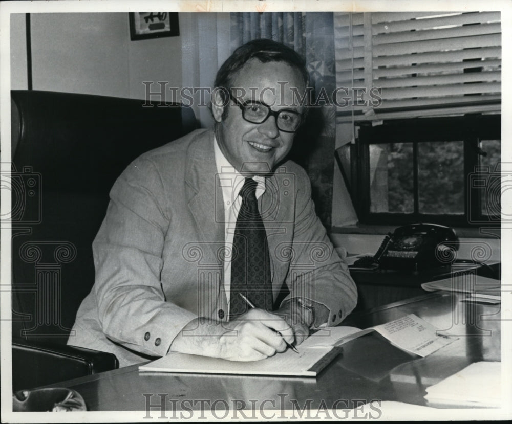 1978 Press Photo Henry Copeland is the new president of The College Wooster - Historic Images