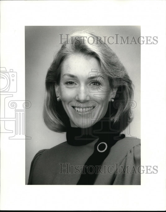 1986 Press Photo Susan M Boyce Ayers Whtmore Co Former Pres Rocky River - Historic Images