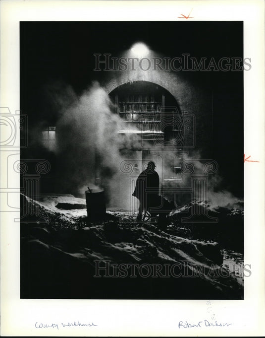 1980 Press Photo Cuyahoga "County Workhouse" - Historic Images