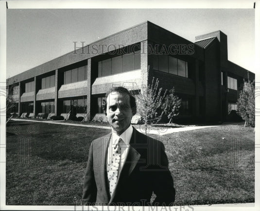 1986 Press Photo Ross Farro Developer Rock Run South - Historic Images