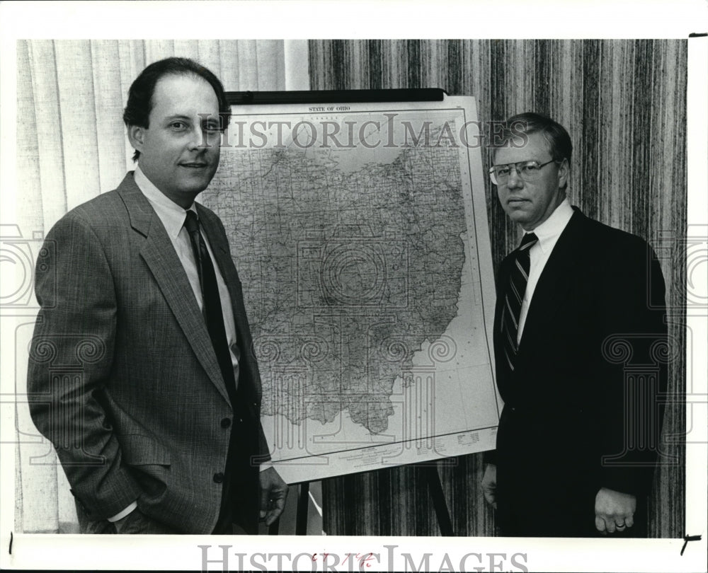 1990, John Gustat & Richard Gortz of Gortz and Associates - cva11938 - Historic Images