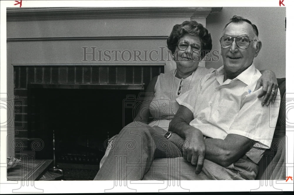 1980 Press Photo Raymond  and Alice Foulke - Historic Images