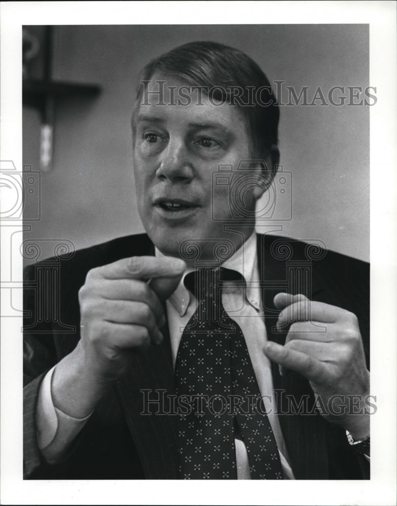 1985 Press Photo William W. Falsgraf, lawyer &amp; president of ABA - Historic Images