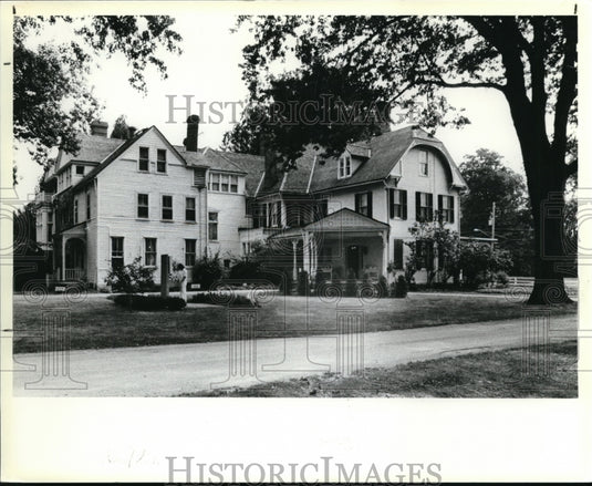 1979 Press Photo President James Garfield's Home in Lawnfield in Mentor. - Historic Images