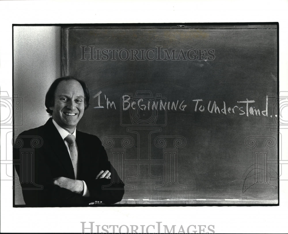 1985 Press Photo Michael Freedman Psychologist Makes House Calls - Historic Images