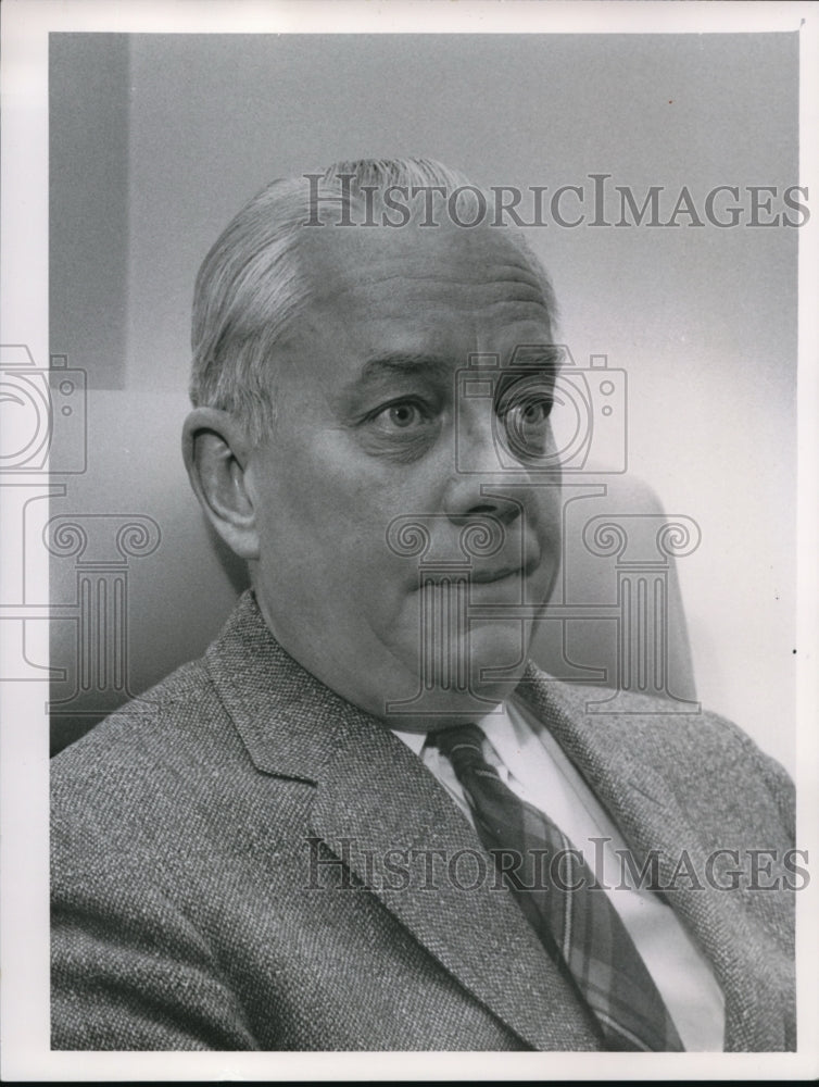 1963, Upshur Evans, President Cleveland Development Foundtion Sitting - Historic Images