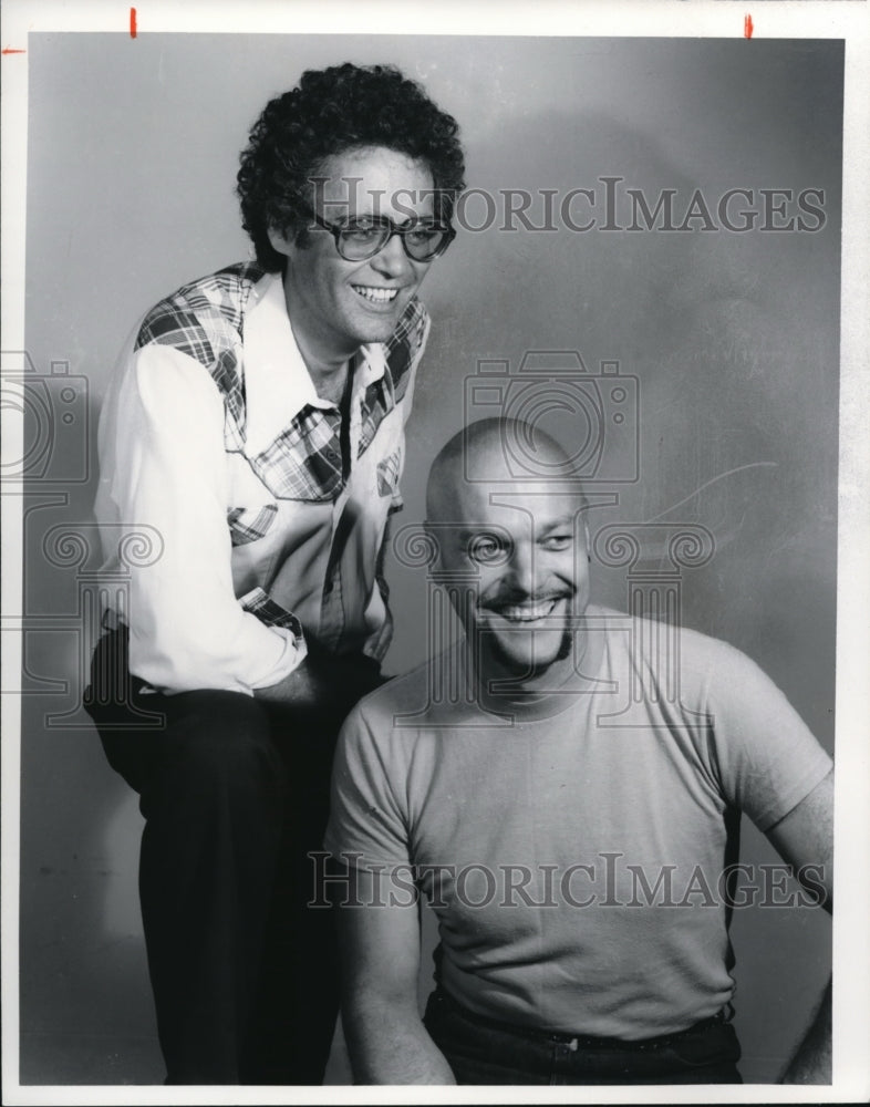 1977 Press Photo Joseph Garry Jr Director David Frazier Actor - Historic Images