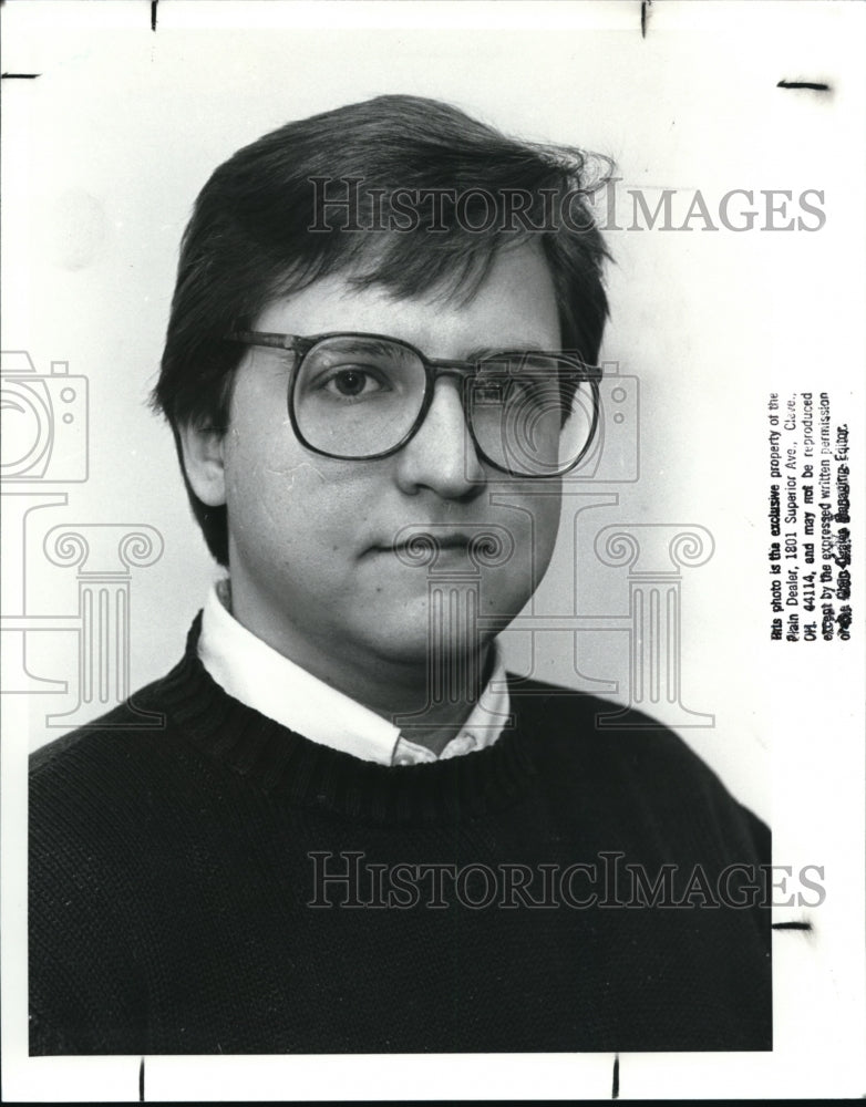 1989 Press Photo Kevin Feldt, Pres of the Student Government Assn at CSU - Historic Images