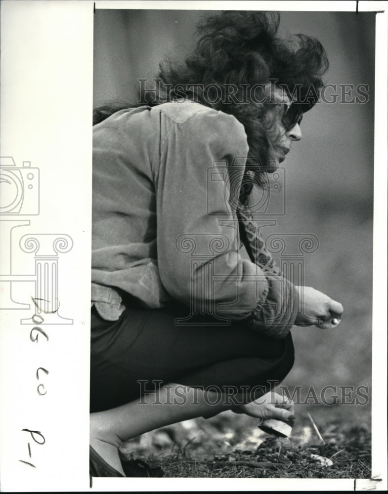 1988 Press Photo Linda Feltner co-director Public Animal Welfare Society - Historic Images