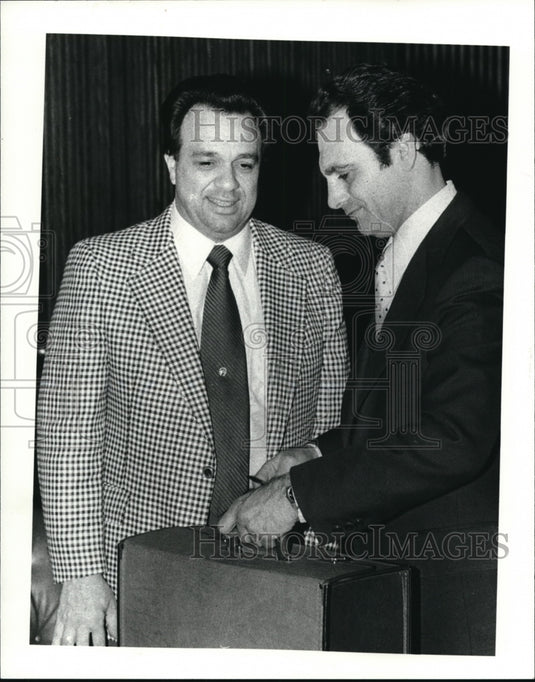 1980 Press Photo John Felice Jr and Ralph D Sperci - Historic Images