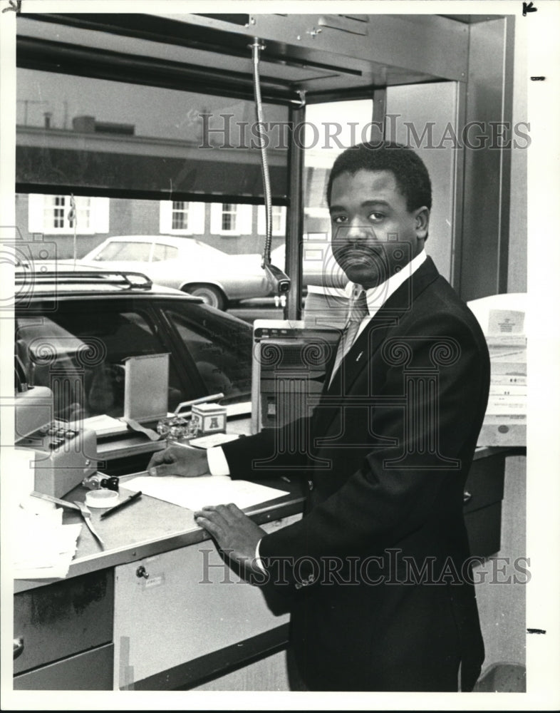 1984, Anthony L. Grant Management Training at National City Bank. - Historic Images