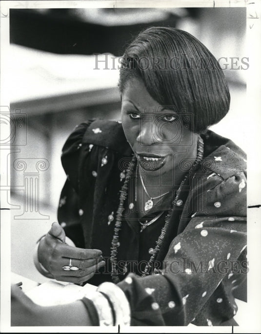 1985 Press Photo Bertha Gilkey St Louis Housing Consultant - Historic Images