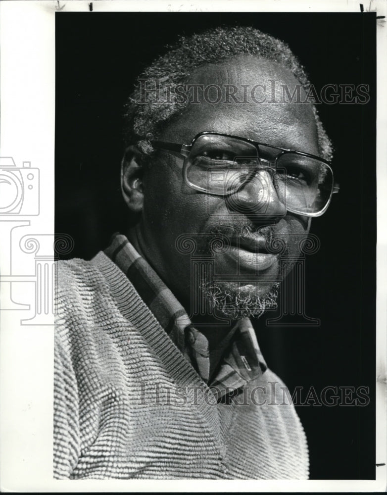 1985 Press Photo Director Don Evans Karamu St Louis - Historic Images