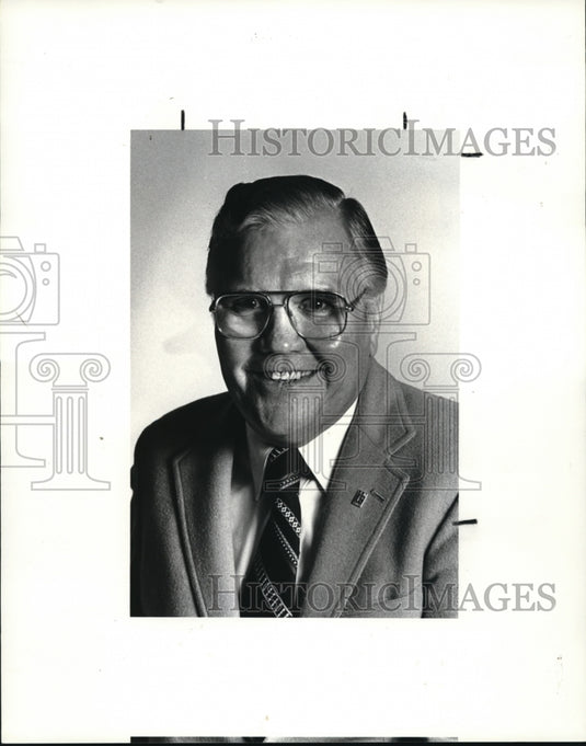 1984 Press Photo Paul J Everson Businessman - Historic Images