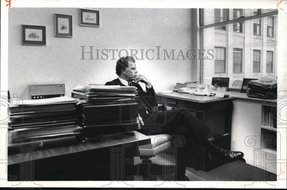 1979 Press Photo Harold Gold Federal Mediator - Historic Images