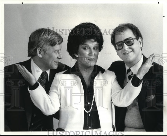 1984 Press Photo Edwin Fonheiser, Sonia Eucker and Scott Ferre - Historic Images