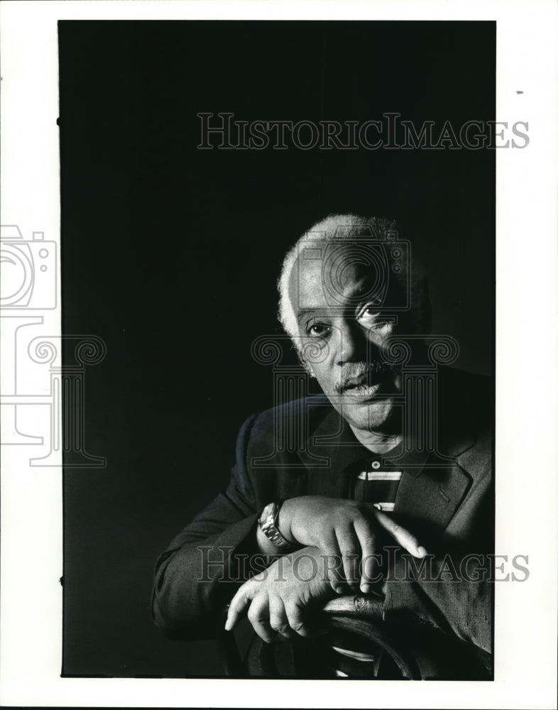 1983 Press Photo Mercer Ellington son of Duke Ellington - Historic Images