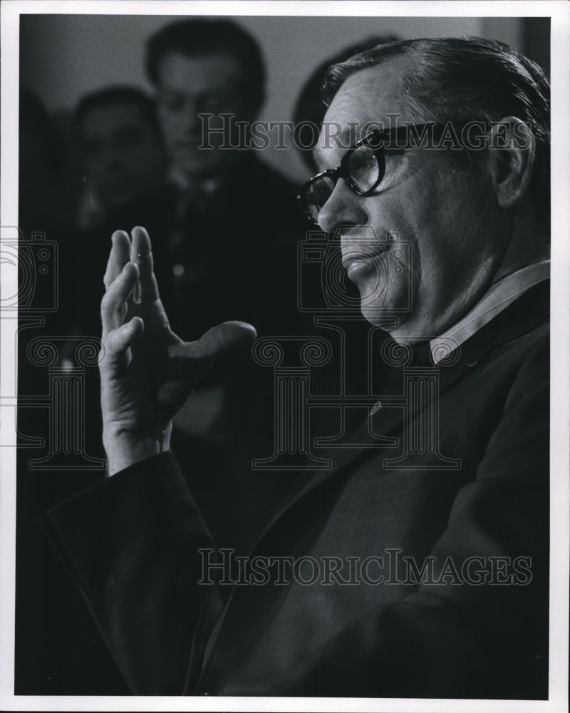 1970 Press Photo Chief Wmp Ellenburg Press Conference - cva13208 - Historic Images