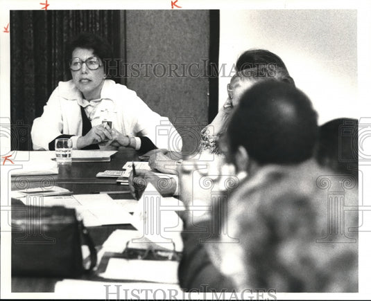 1981 Press Photo Shirely Einbound, director of the "I can cope" group - Historic Images