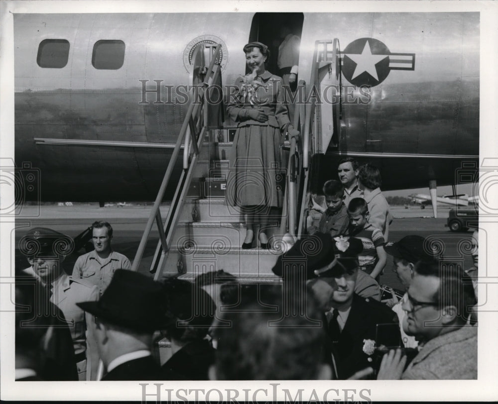 1956, Dwight D. Eisenhower visit to cleve - cva13350 - Historic Images