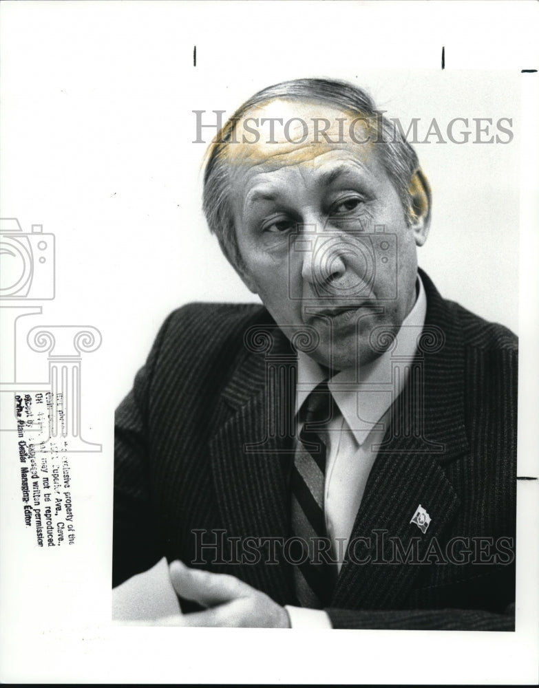 1989 Press Photo Balys, Litthuanian Dissident, spent 36 years in jail - Historic Images