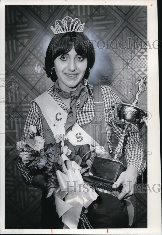 1977 Press Photo Leigh Evans PD Ski Queen - cva13512 - Historic Images
