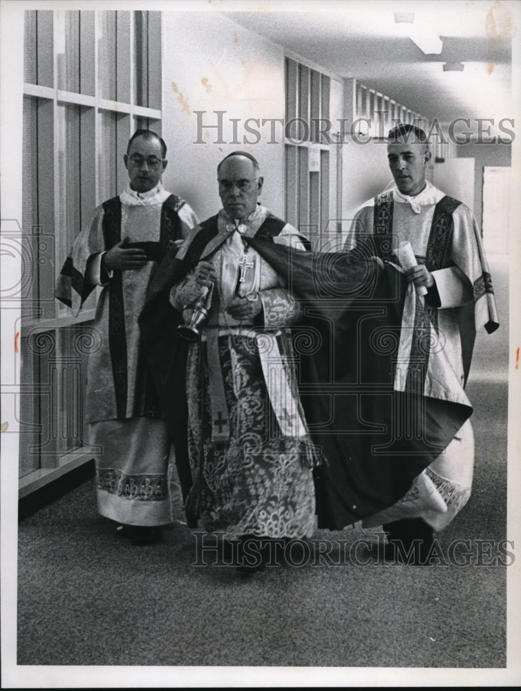 1966, Rev. Nelson Callahan, Bishop Clarence E. Elwele - cva13549 - Historic Images