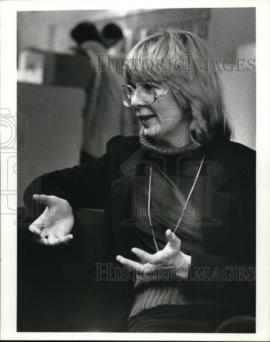 1983 Press Photo Barbara Ehenreich feminist and activist - Historic Images