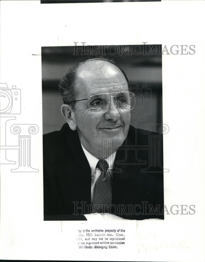 1989 Press Photo Port Director Anthony F. Fugaro - Historic Images