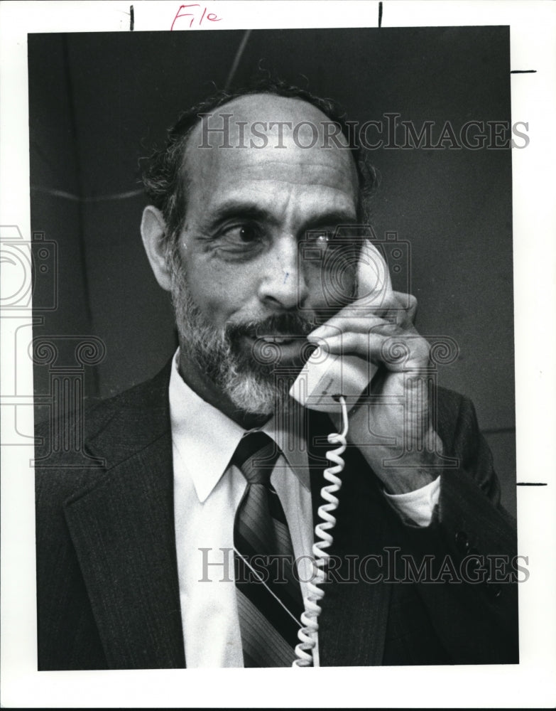 1989 Press Photo East Cleveland Mayor Candidate Wallace D. Davis - Historic Images