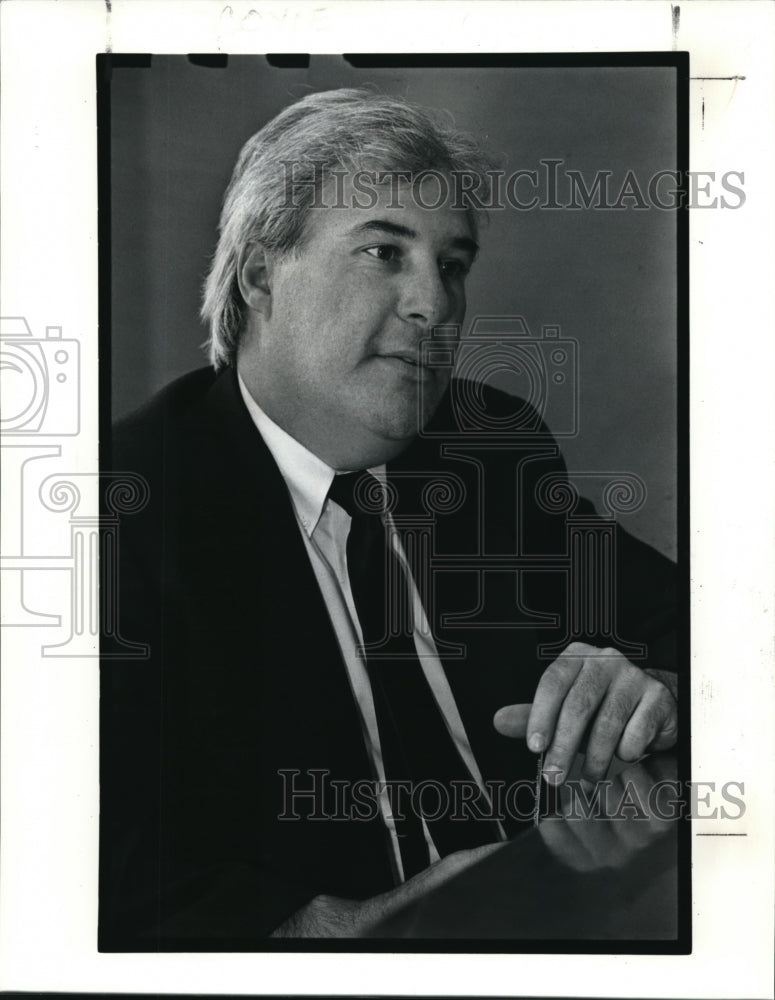 1990 Press Photo Recreation and Properties Director, David J. Coyle for Sunday - Historic Images