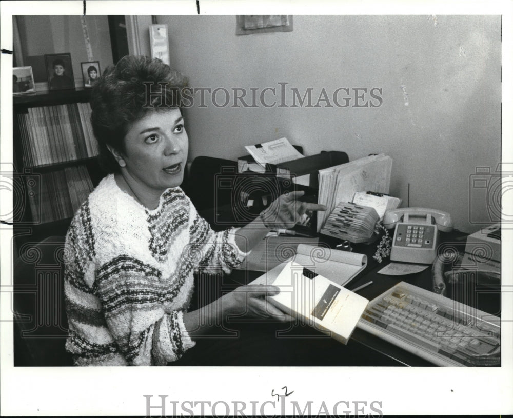 1980 Press Photo Elderly Housing Expert Jane Fumich - Historic Images