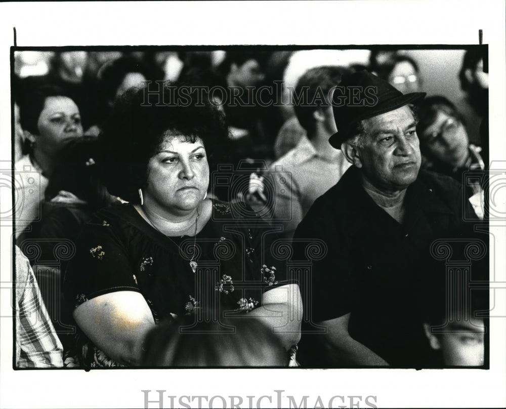 1985 Press Photo Sandi Gerena and Miguel Caiaballo - Historic Images