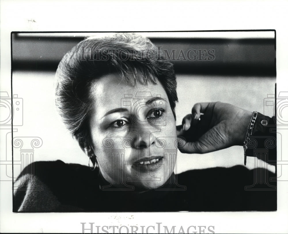 1985 Press Photo Ginny Foat she has written a book on being in jail - Historic Images